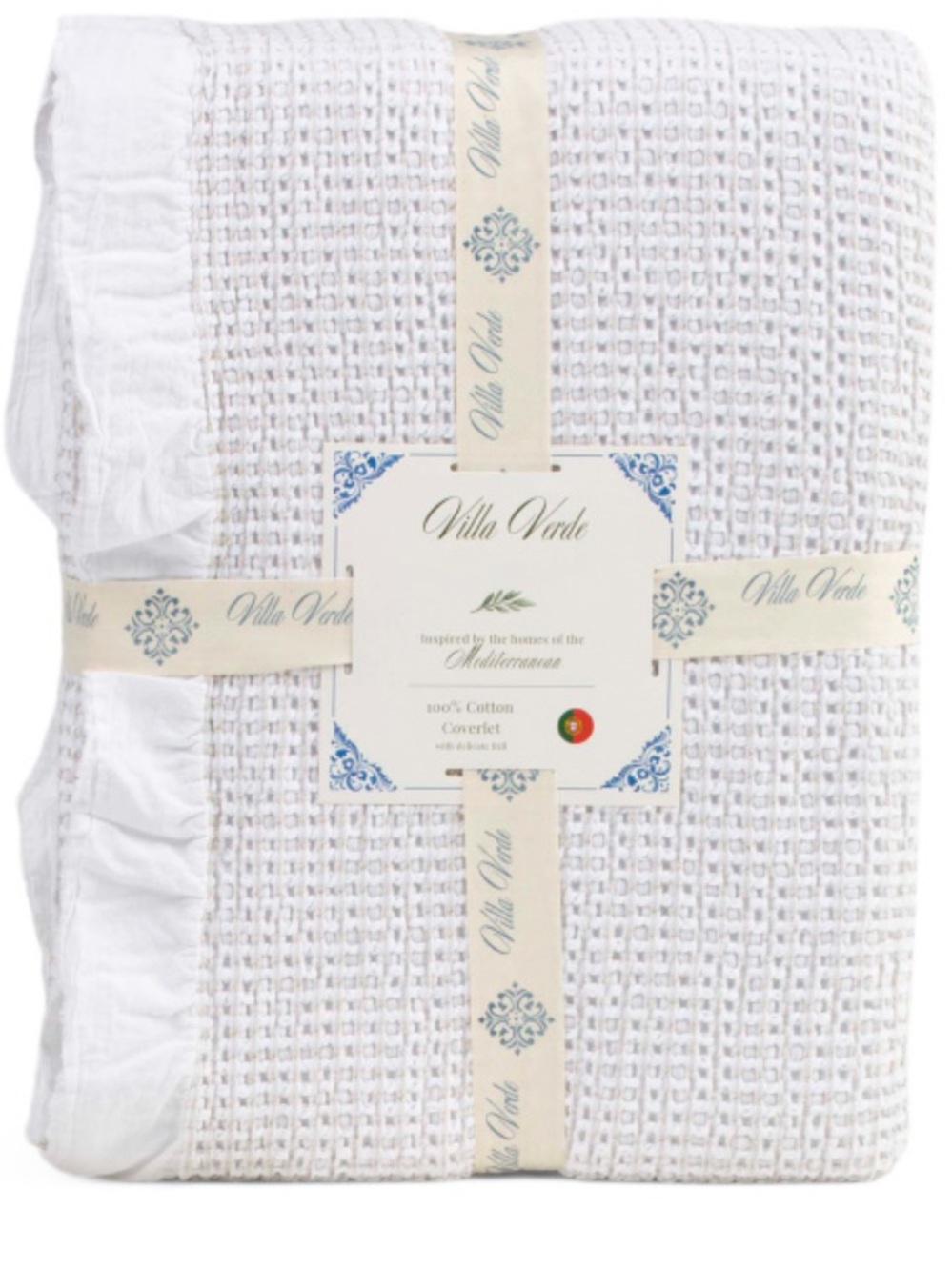 INUP HOME Waffle Cotton Blanket